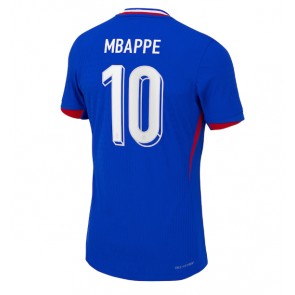 Frankrike Kylian Mbappe #10 Hemmatröja EM 2024 Kortärmad